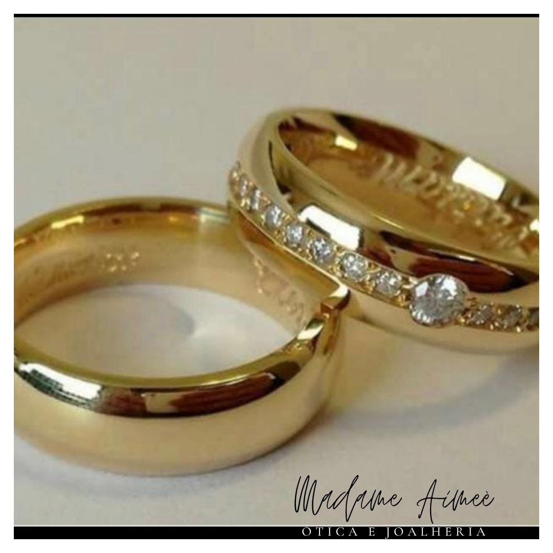 Par de Alianças “Luz do Amor”