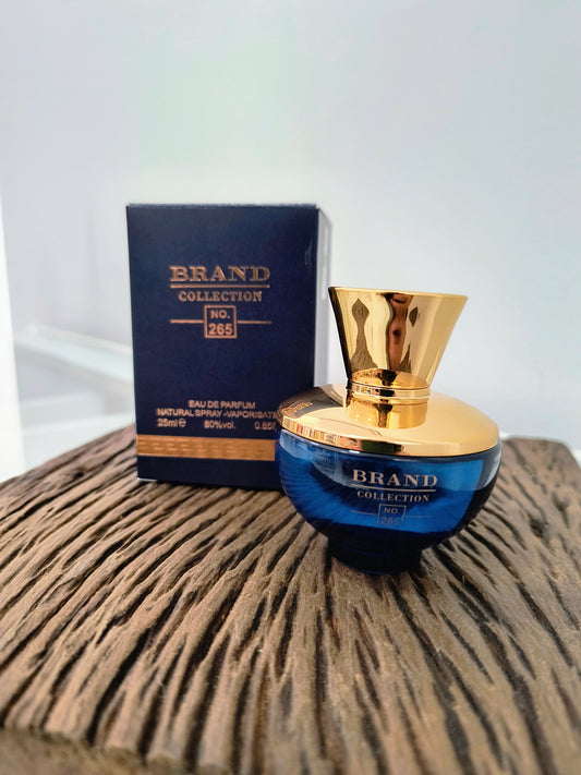 Brand Collection 265 – Inspiração Dylan Blue Pour Femme de Versace (25 ml)