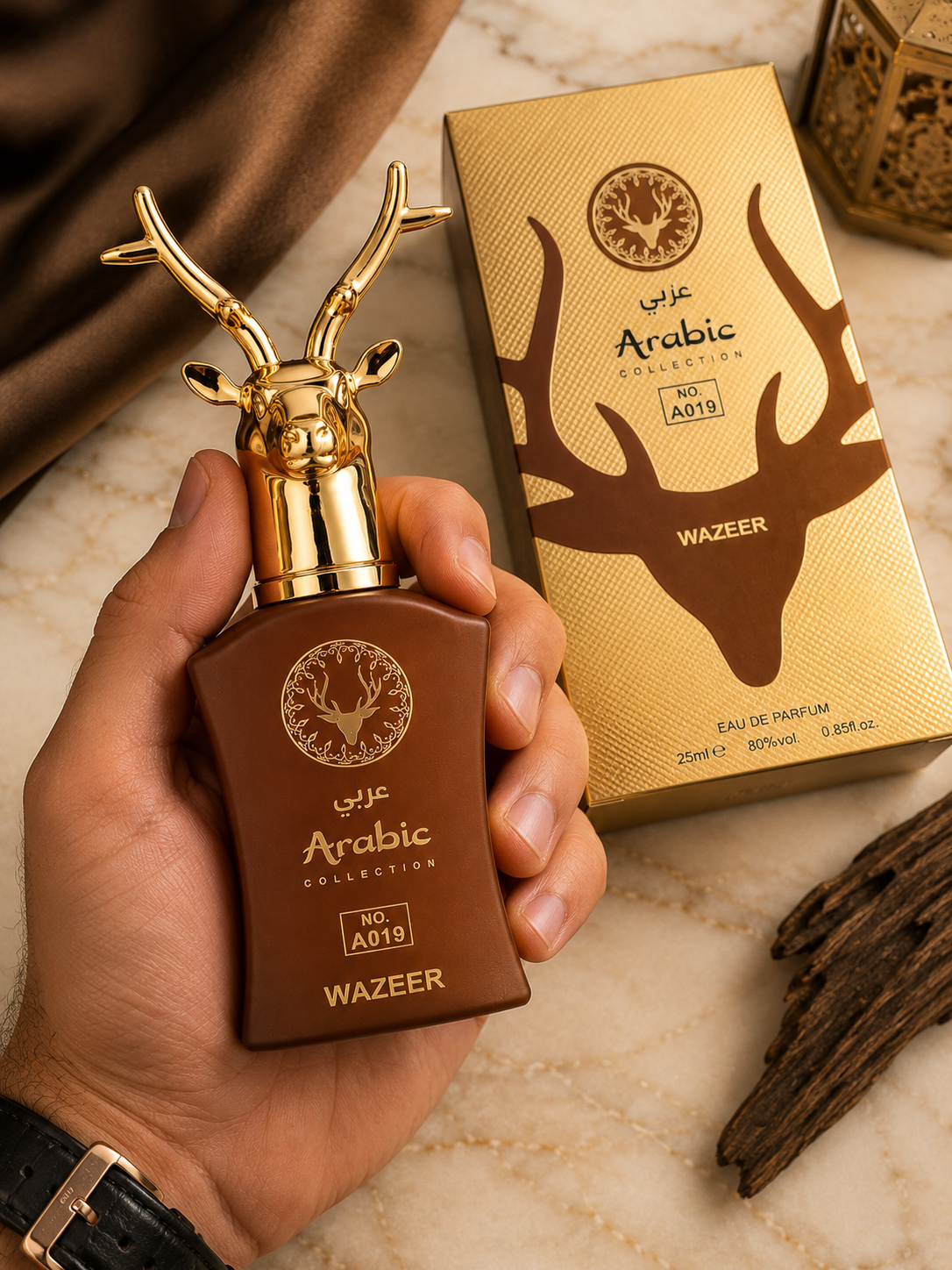 Perfume Arabic Collection A019 Wazeer Eau de Parfum 25ml Masculino