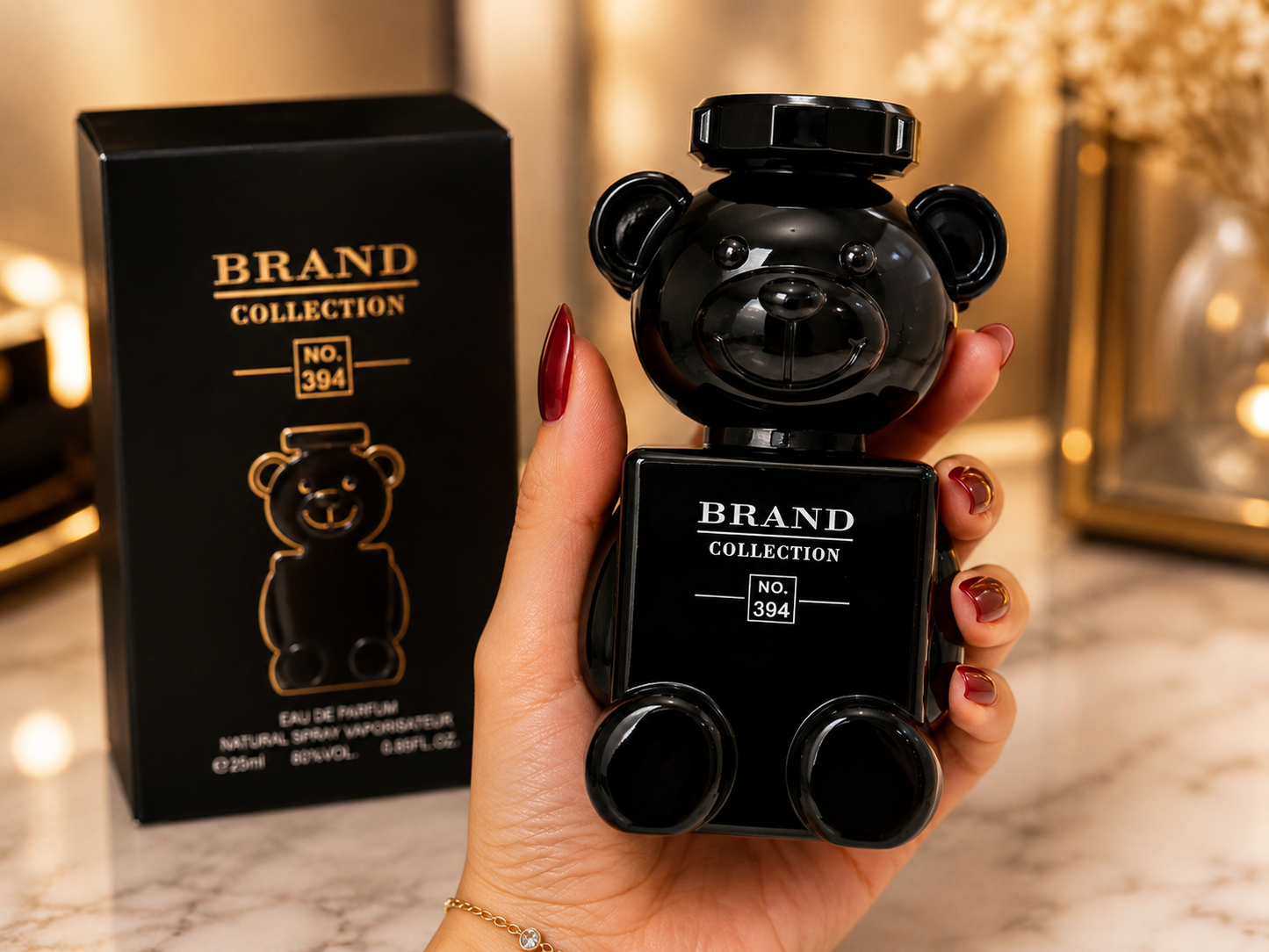 Perfume Brand Collection Nº 394 Mysterious Eau de Parfum 25ml – Fragrância Marcante e Sofisticada