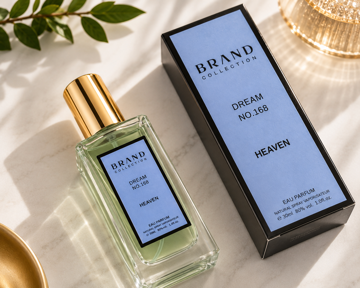 Perfume Brand Collection Dream No. 168 Heaven Eau de Parfum 30ml – Fragrância Inspirada | Longa Duração