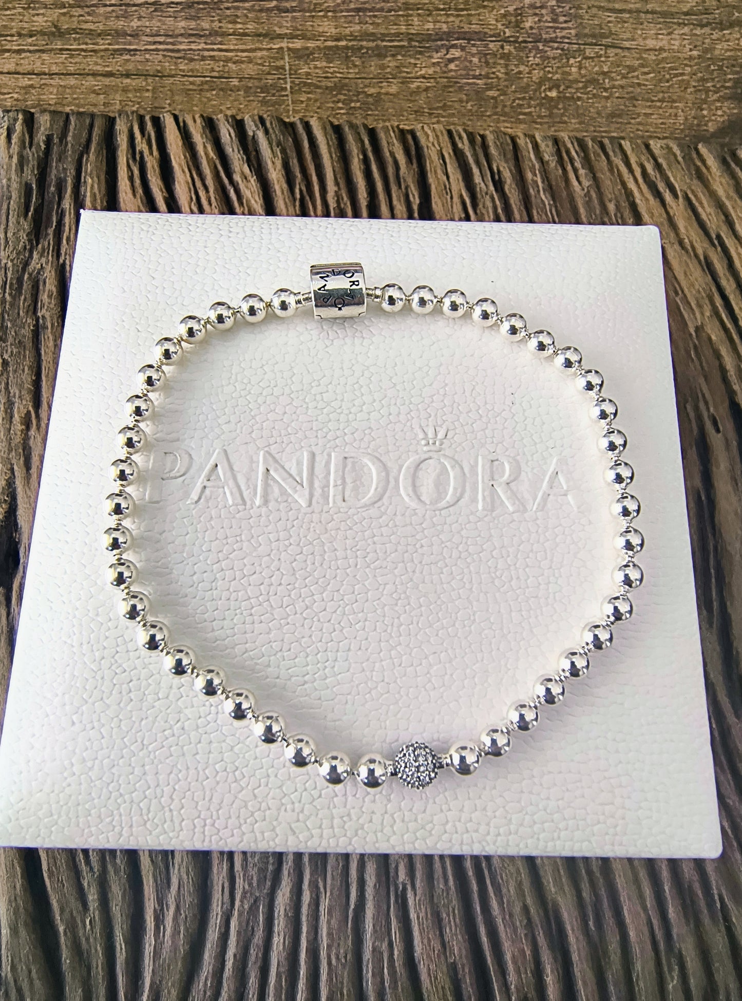 Pulseira inspiração Pandora em prata 925