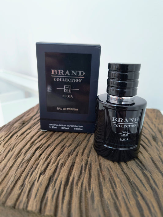 Brand Collection 315 – Inspiração Sauvage Elixir da Dior (25 ml)