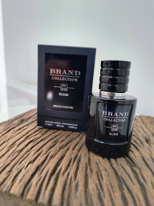Brand Collection 315 – Inspiração Sauvage Elixir da Dior (25 ml)