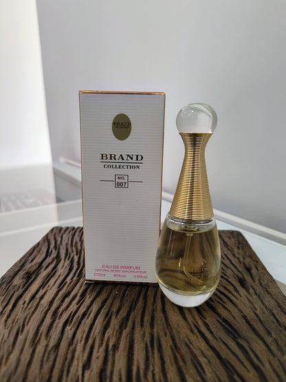 Brand Collection 007 – Inspirado em J’adore (25 ml)
