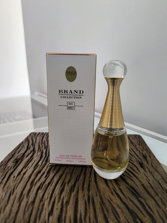 Brand Collection 007 – Inspirado em J’adore (25 ml)