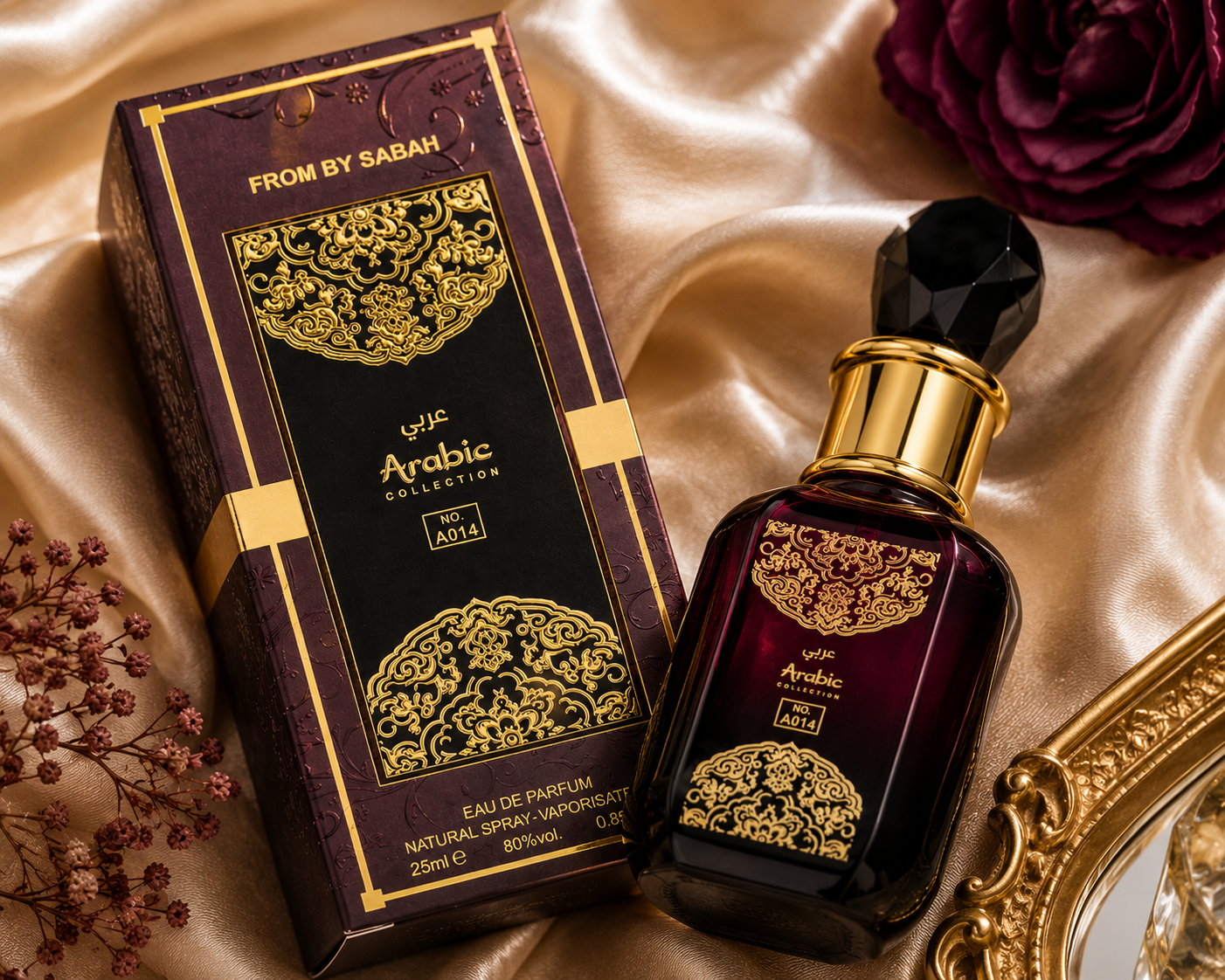 Perfume Arabic Collection A014 From By Sabah Feminino 25ml – Inspirado em Sabah Al Ward