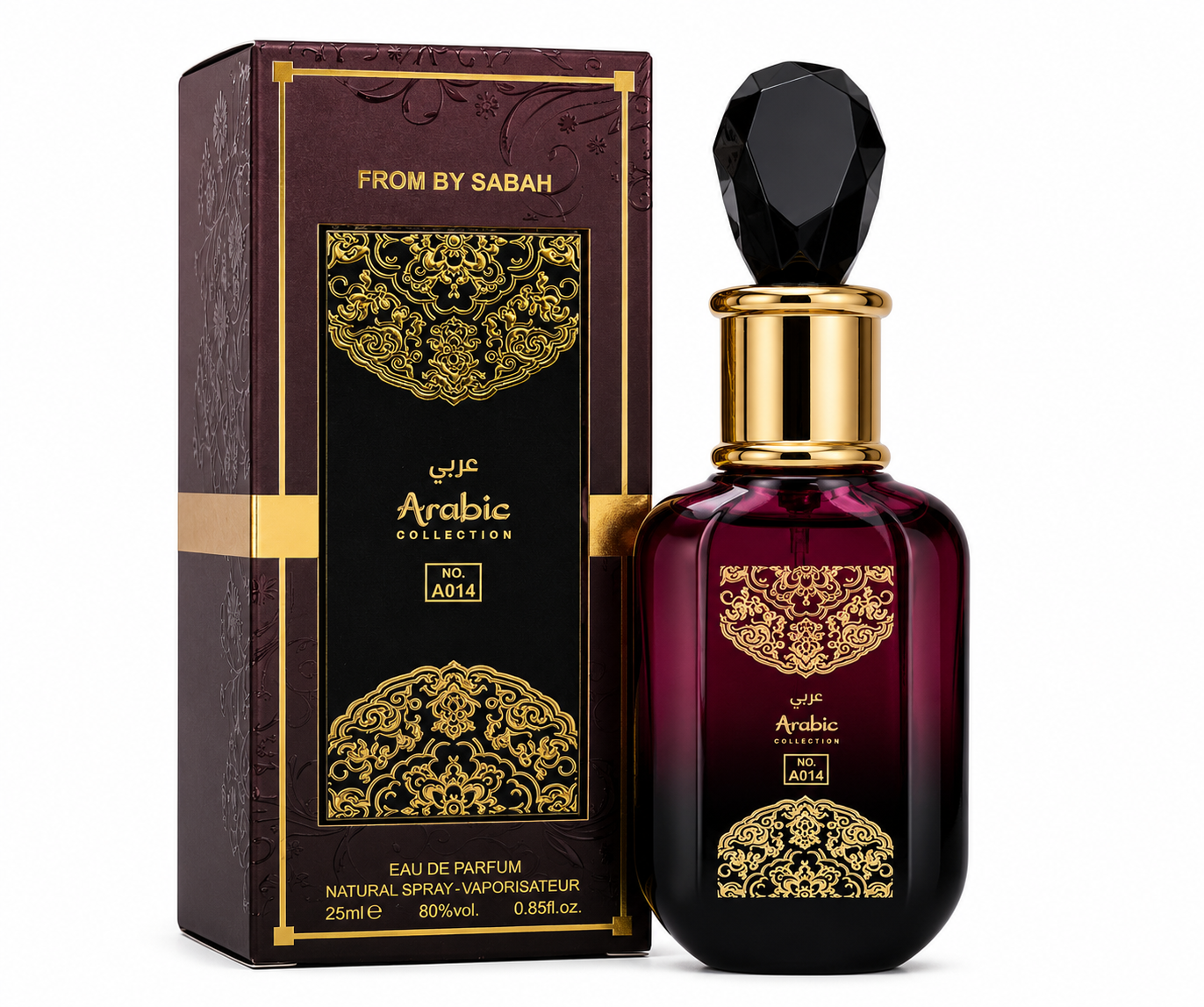 Perfume Arabic Collection A014 From By Sabah Feminino 25ml – Inspirado em Sabah Al Ward