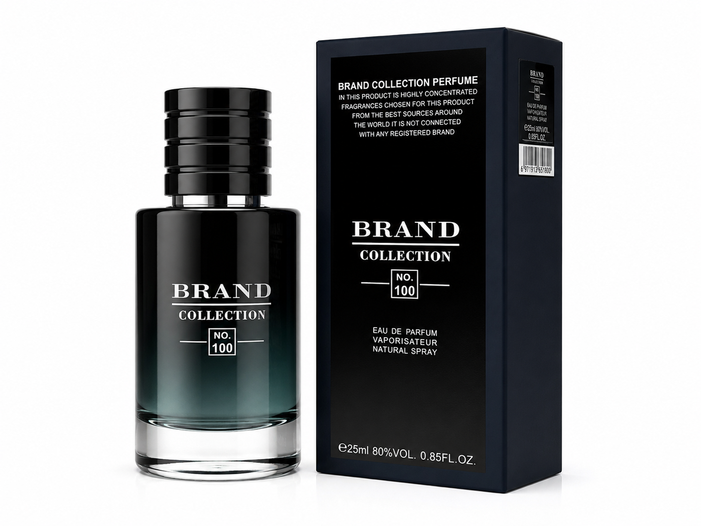 Perfume Brand Collection Nº100 Masculino 25ml Eau de Parfum – Fragrância Marcante e Sofisticada