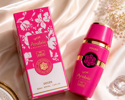 Perfume Arabic Collection A033 Doces Feminino 25ml – Inspirado em Yara Candy