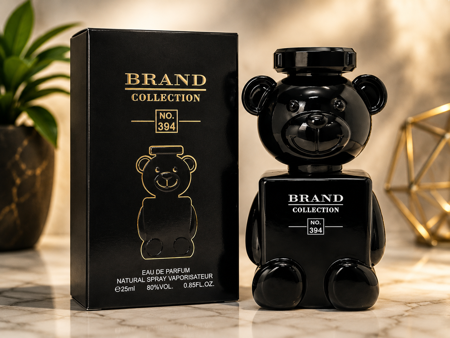 Perfume Brand Collection Nº 394 Mysterious Eau de Parfum 25ml – Fragrância Marcante e Sofisticada
