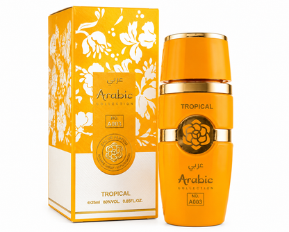 Perfume Arabic Collection A003 Tropical Feminino 25ml – Inspirado em Yara Tous
