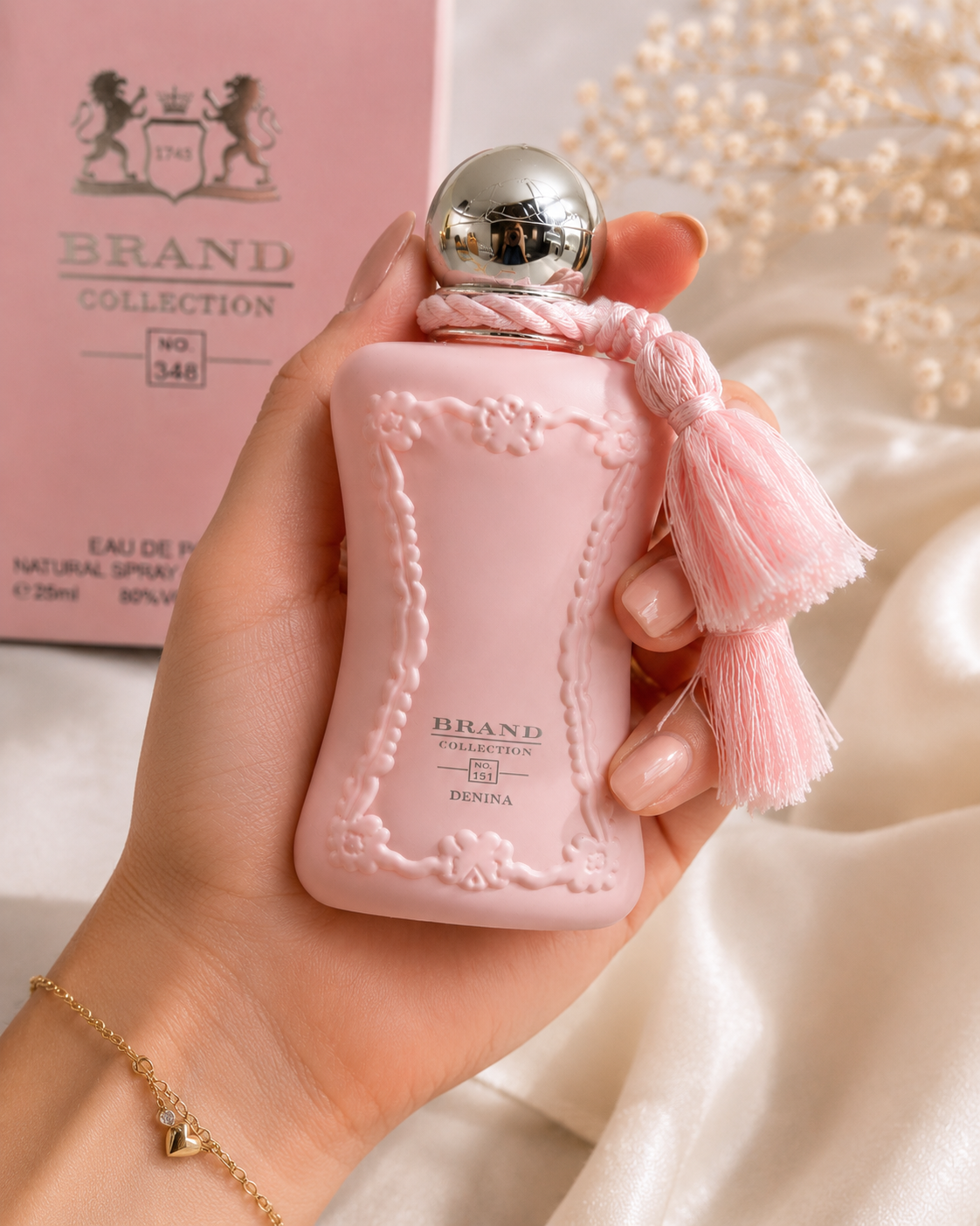 Perfume Brand Collection Nº 151 Feminino 25ml – Inspirado em Delina Rose