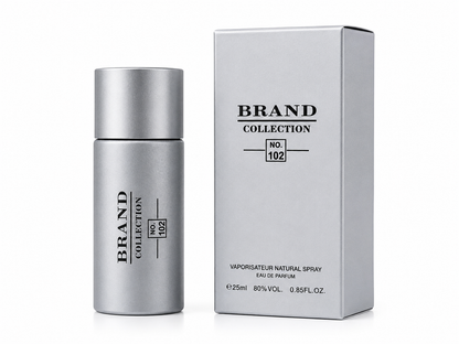 Perfume Brand Collection Nº 102 Masculino 25ml – Fragrância Elegante e Sofisticada