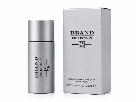 Perfume Brand Collection Nº 102 Masculino 25ml – Fragrância Elegante e Sofisticada