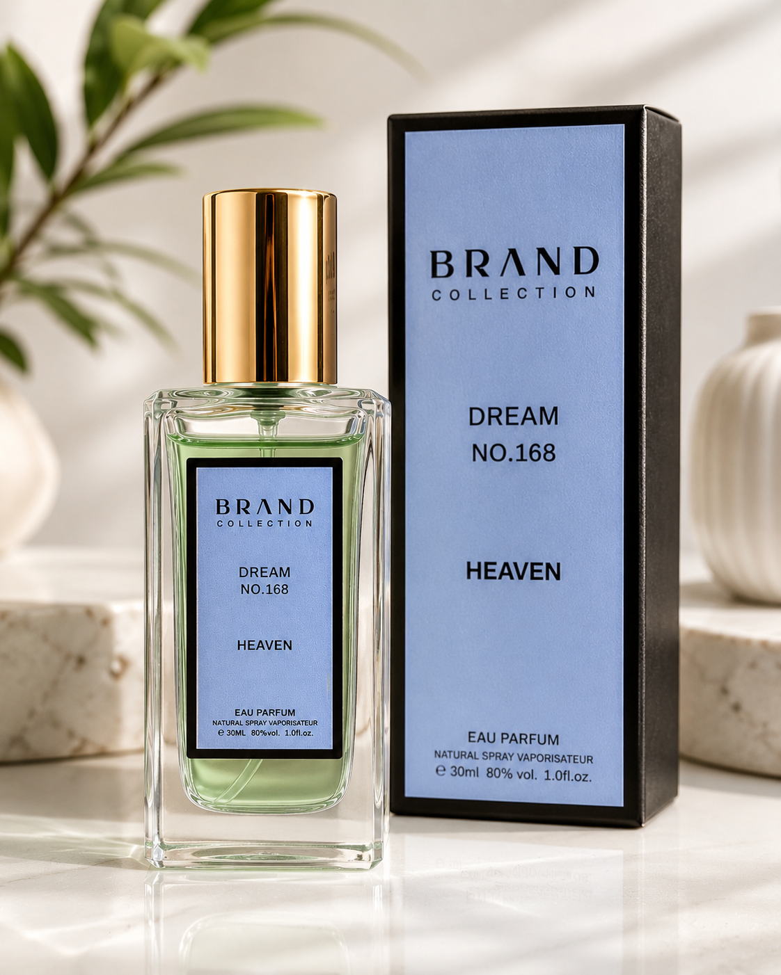 Perfume Brand Collection Dream No. 168 Heaven Eau de Parfum 30ml – Fragrância Inspirada | Longa Duração