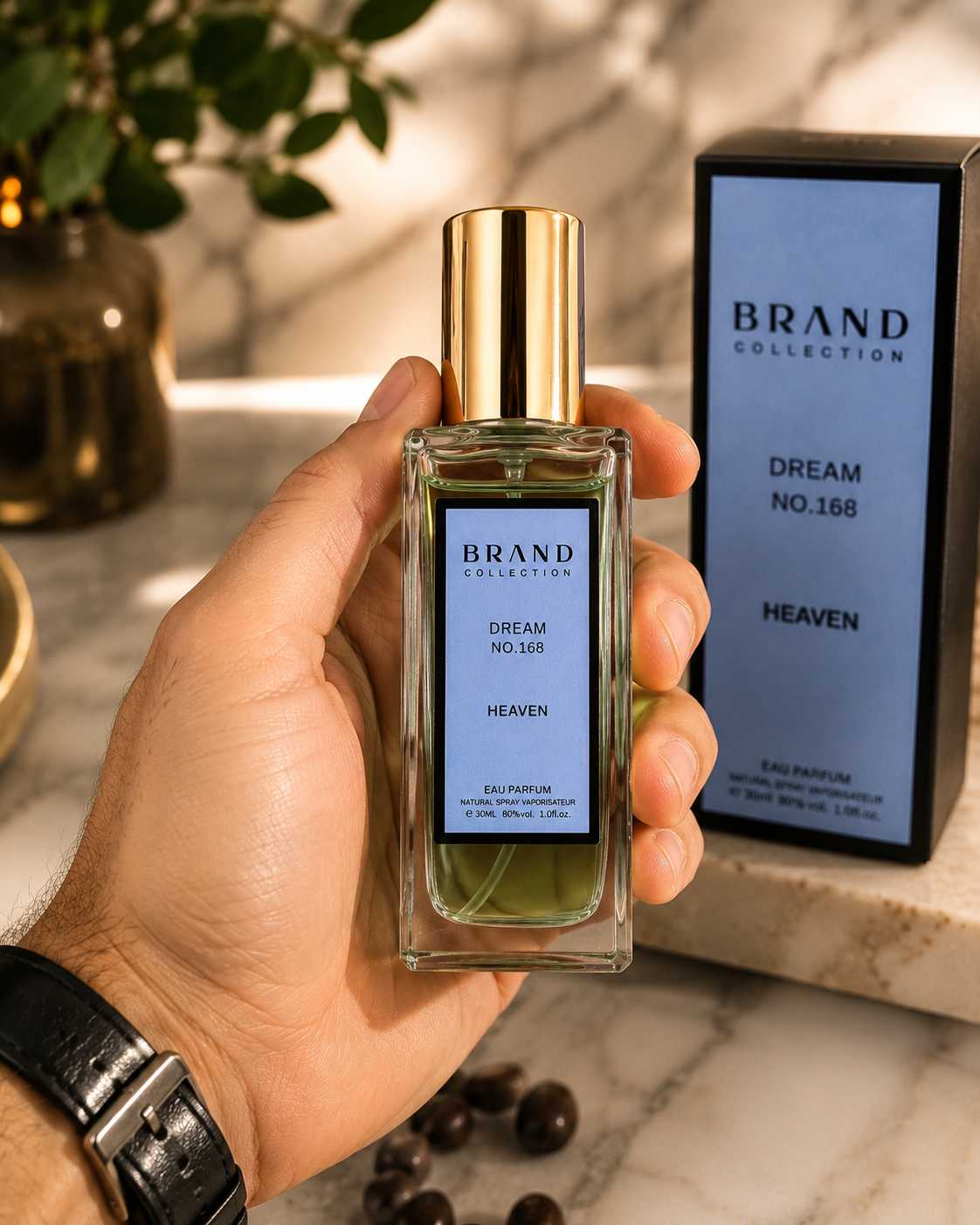 Perfume Brand Collection Dream No. 168 Heaven Eau de Parfum 30ml – Fragrância Inspirada | Longa Duração