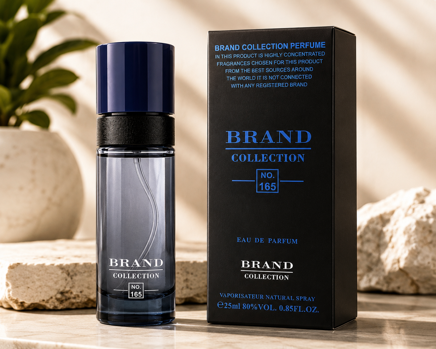 Perfume Brand Collection Nº 165 Eau de Parfum 25ml – Fragrância Masculina